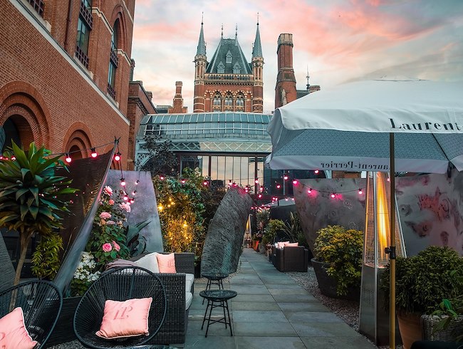 St. Pancras Terrace by Booking Office 1869